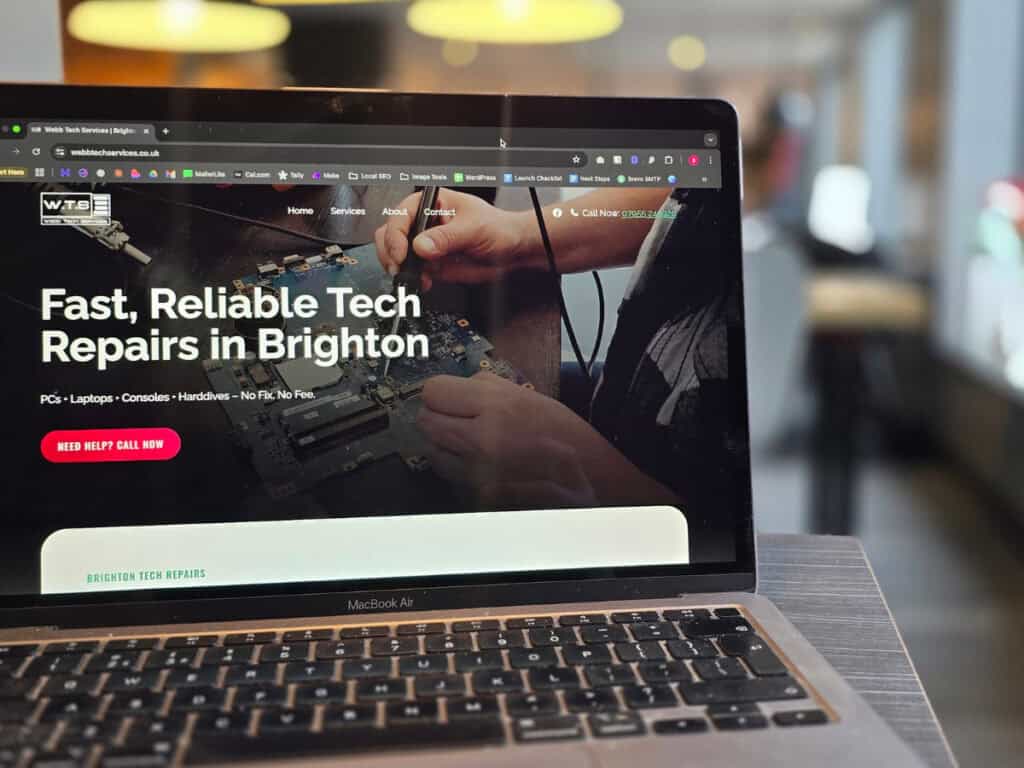 Website Design for Webb Tech Services